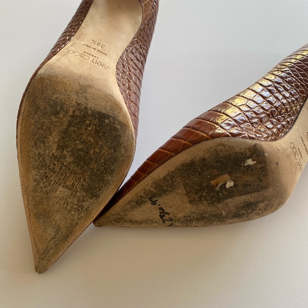 Jimmy Choo Love Crocodile pumps 9.5 - Picture 2 of 12